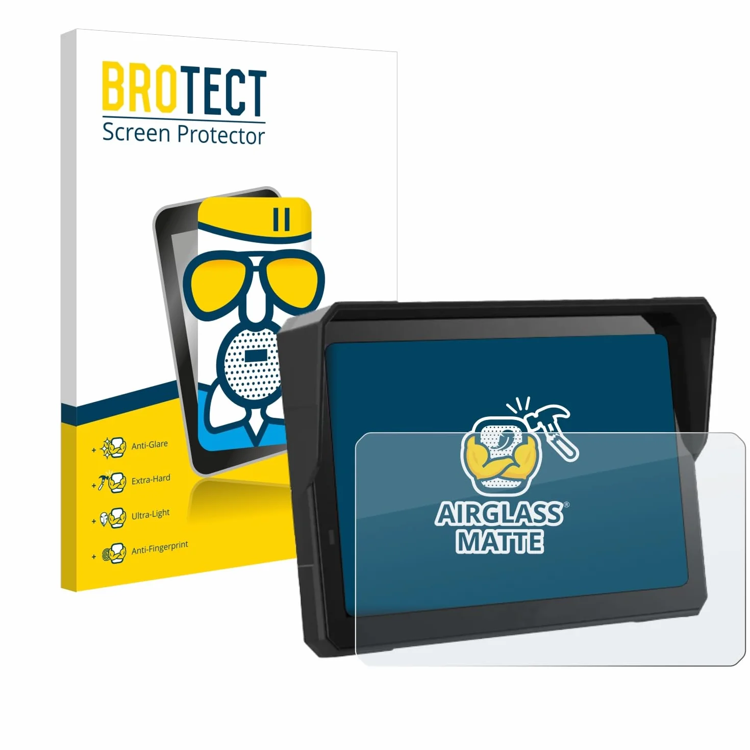 Carpuride W702 Pro W702B Pro 7" Brotect Anti-Reflet Verre Mat Protection d'Écran 9H
