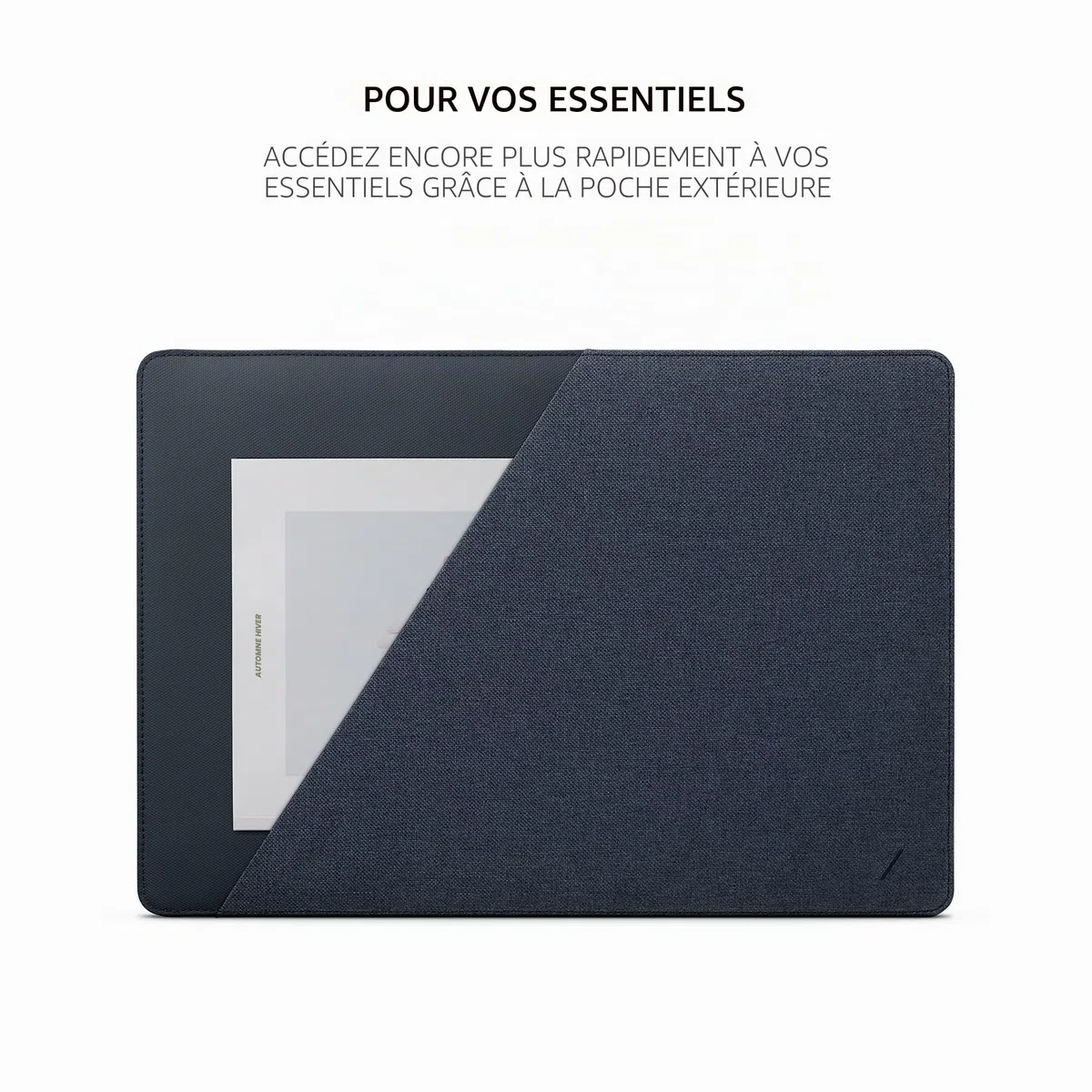 Native Union Stow Slim pour MacBook Pro 13” (2016-2020) etd MacBook Air 13” (Retina) - Housse MacBook Premium avec Fermeture magnétique pour Un accès Facile (Indigo)