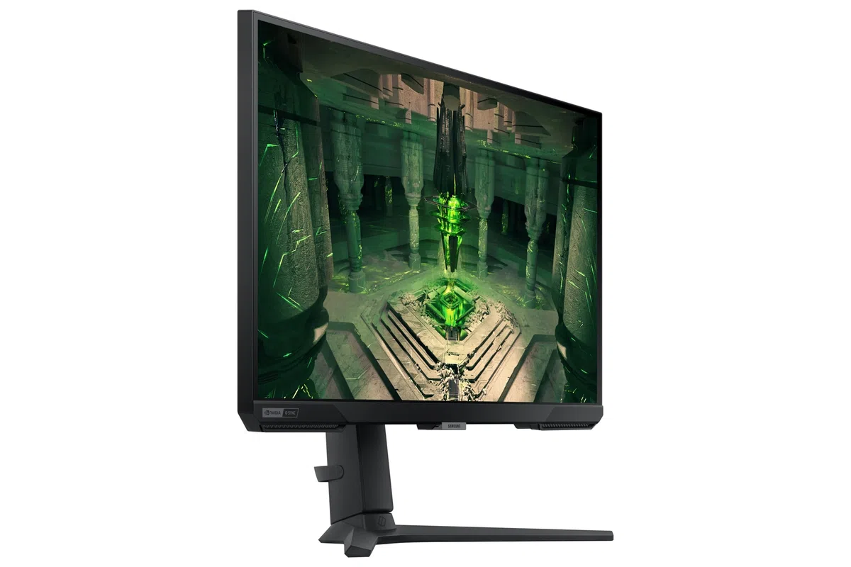 Samsung Odyssey G4, 27" , 1ms, 240Hz, Dalle IPS, Résolution FHD 1920x1080, 400cd/m2,1000:1, Compatible G-Sync, AMD FreeSync Premium, Low Input Lag Mode, Pied Ajustable, HDMI, DisplayPort