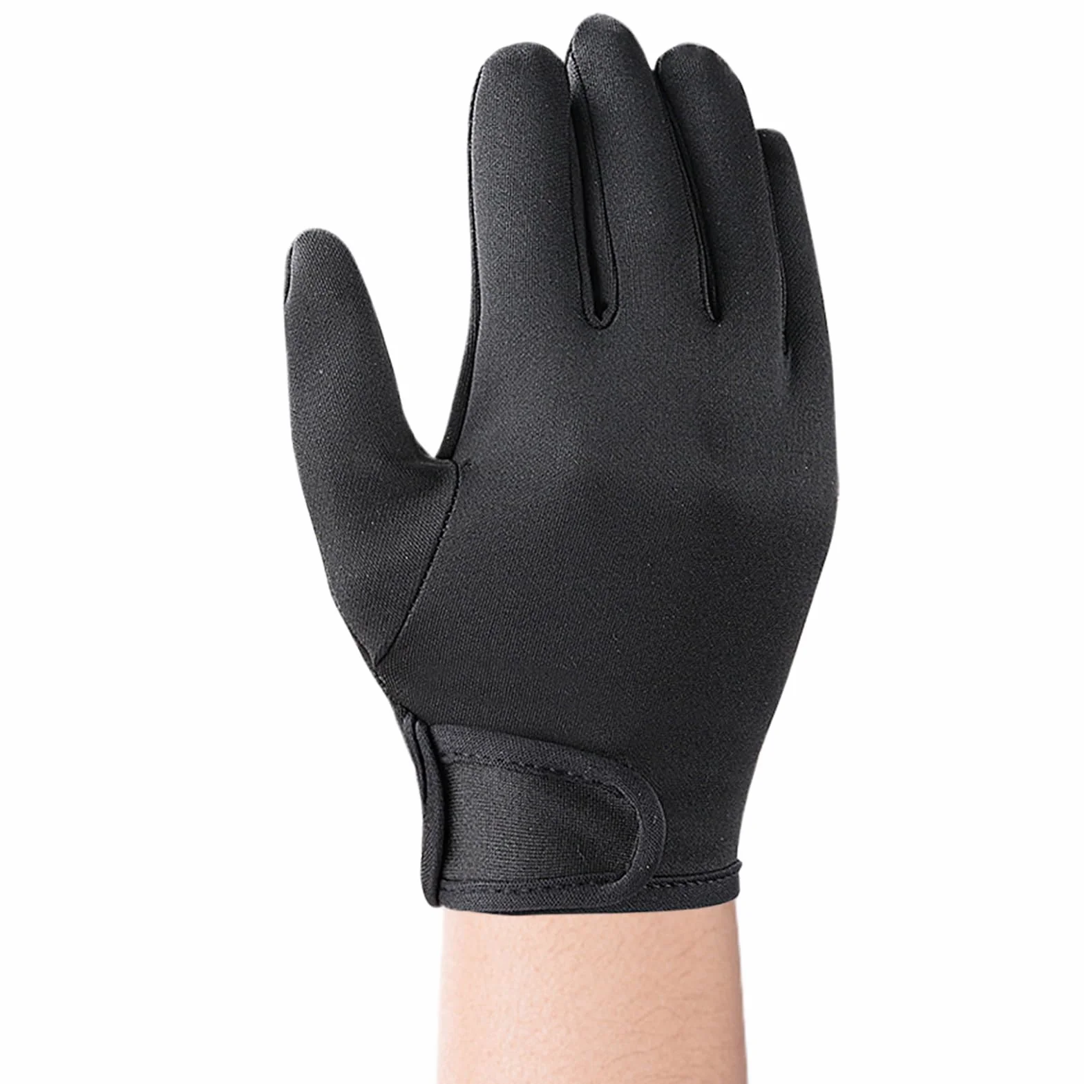 Gants Résistants à la Chaleur Professionnels 5 Doigts Anti-brûlures pour Salon de Coiffure