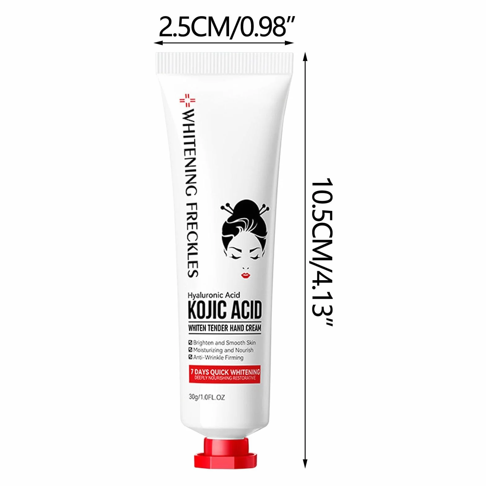 Crème à l'acide kojique pour les mains, soin hydratant anti-âge, teint uniforme, taches sombres