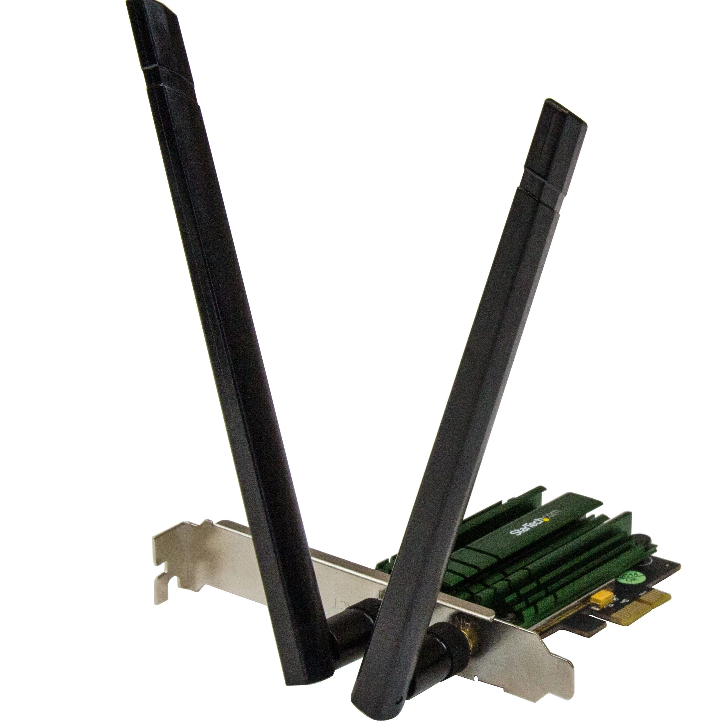 StarTech Adaptateur Reseau PCIe AC1200 Sans Fil AC (PEX867WAC22) | Double bande 2, 4/5GHz, 802.11ac, 867+300Mb/s, 2T2R, Interface hote PCI Express