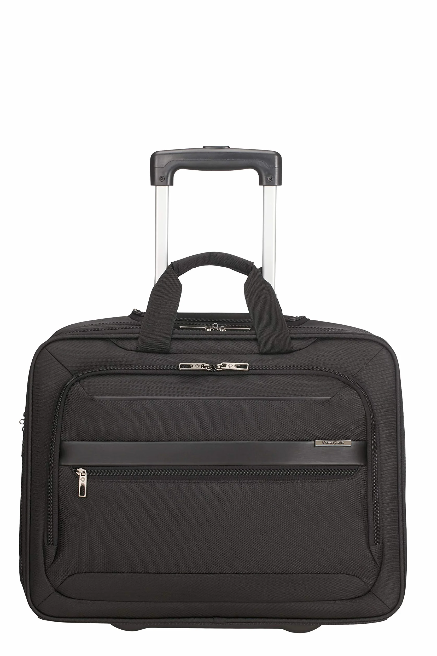 Samsonite Vectura Evo - Sacoche pour ordinateur portable à roulette 17.3 pouces, 46 cm, 27.5 L, Noir (Black)