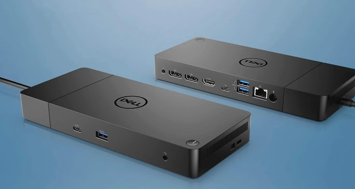 Dell WD19 Station d'accueil 180 W (alimentation 130 W) USB-C, HDMI, double DisplayPort, noir (reconditionné)