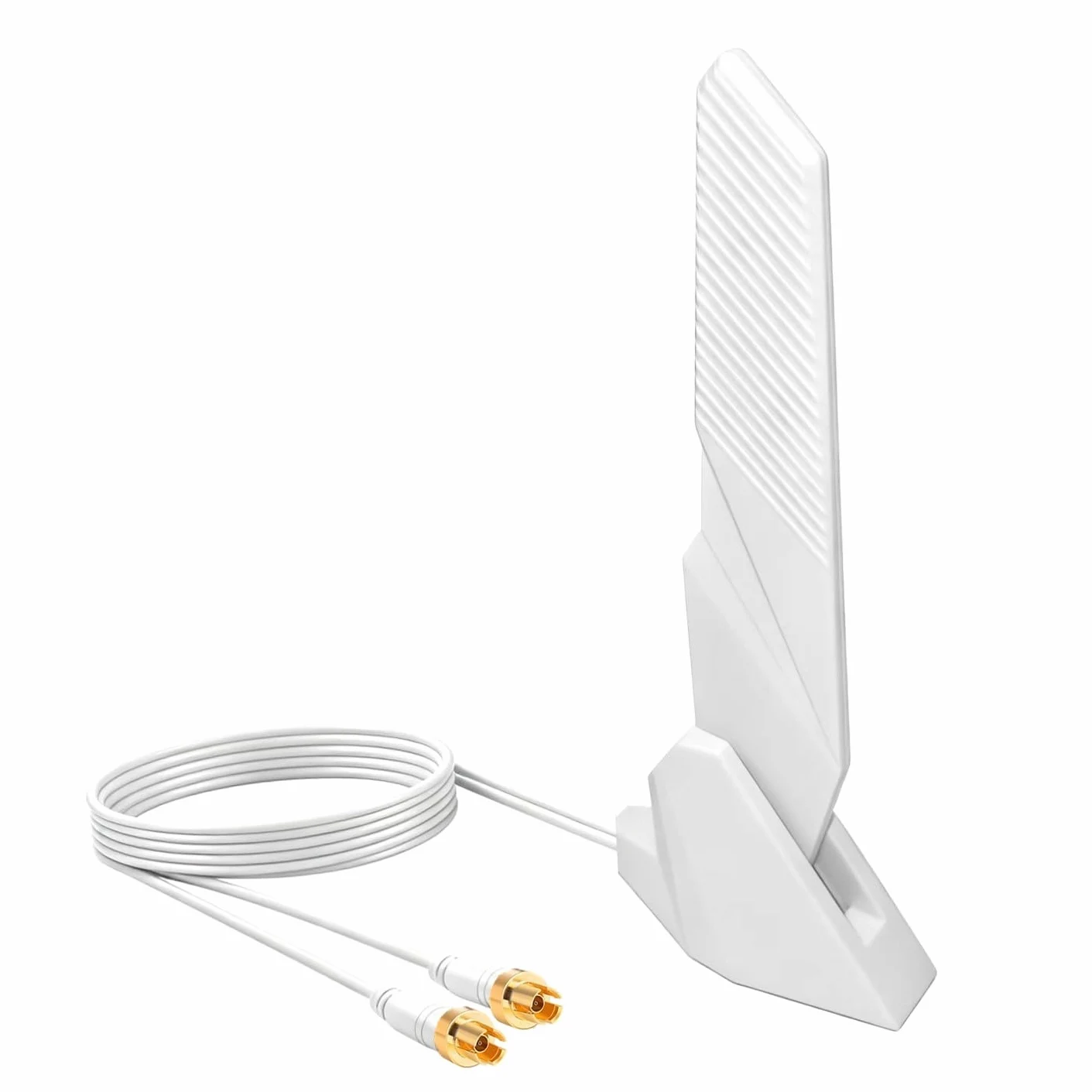 Antenne de remplacement pour carte mère WiFi 7 EZ-Plug (Blanc) | Support magnétique, connecteur EZ-Plug compatible WiFi 7, antenne de rechange, pour carte mère de jeu