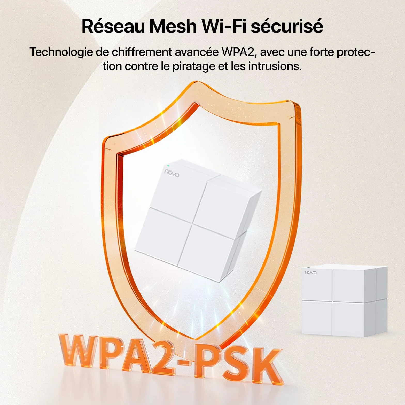 Tenda Nova MW6 WiFi Mesh AC 1200Mbps 300㎡ Coverage (3 Pack) Whole Home System