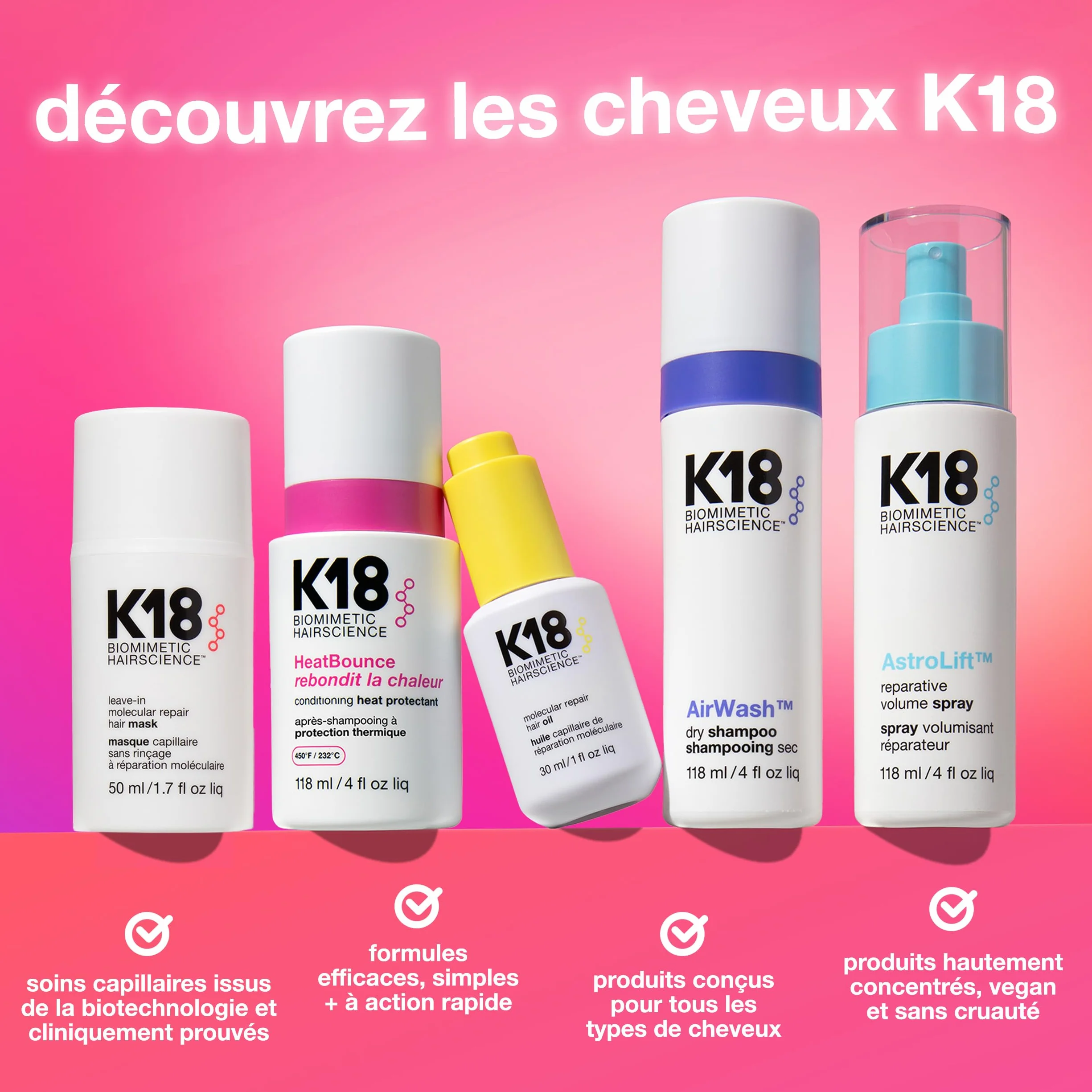 K18 Leave-In Molecular Repair Hair Mask