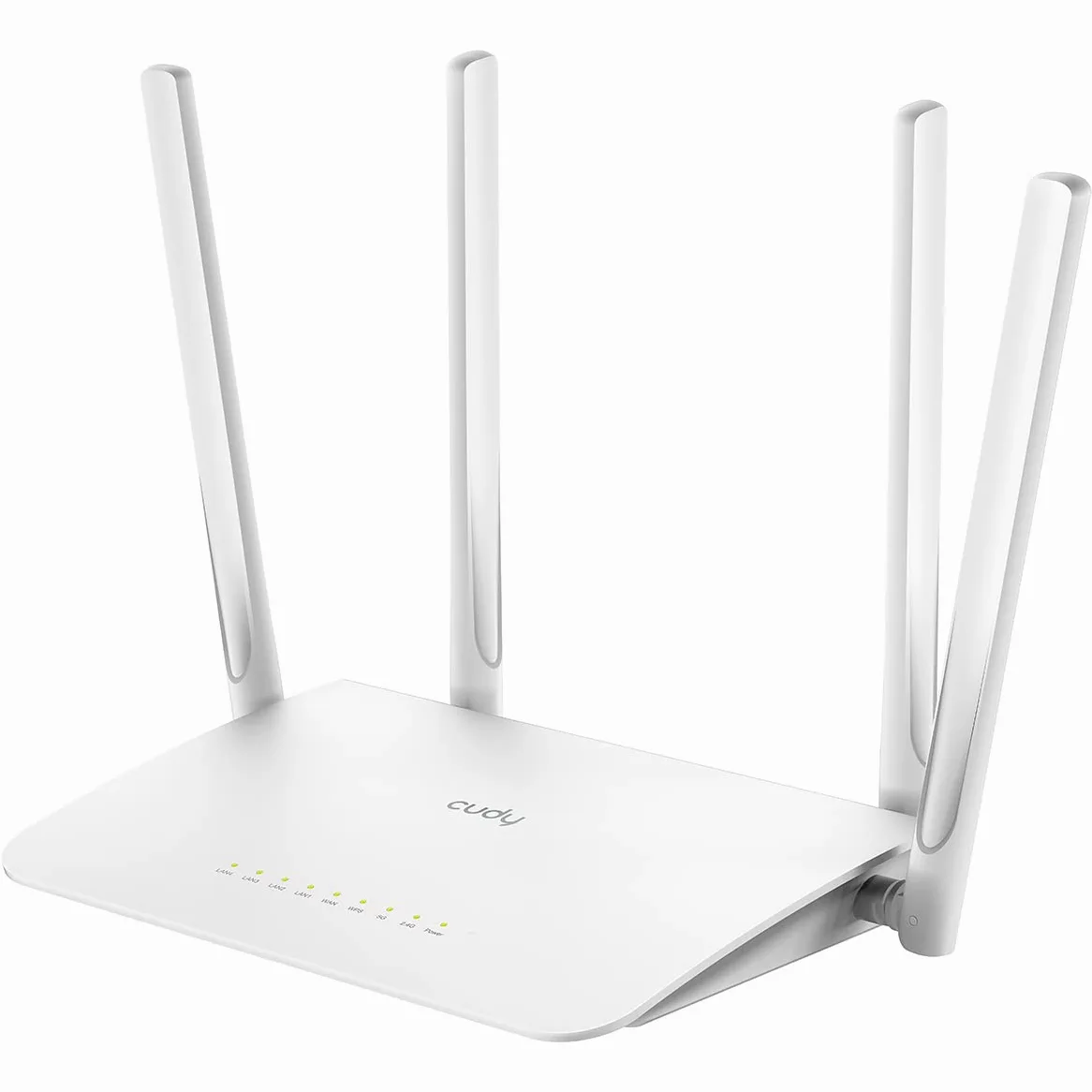 Cudy WR1300 Gigabit Routeur Wi-FI Dual Band AC1200 sans Fil 5 Ports Gigabit, 4 antennes, 2,4 GHz/5 GHz, Mode d'accès Point, 128 Mo RAM, OpenWrt, VPN | Efficacité de la formation de faisceaux MU-MIMO : prend en charge quatre clients à 5 GHz en parallèle gr