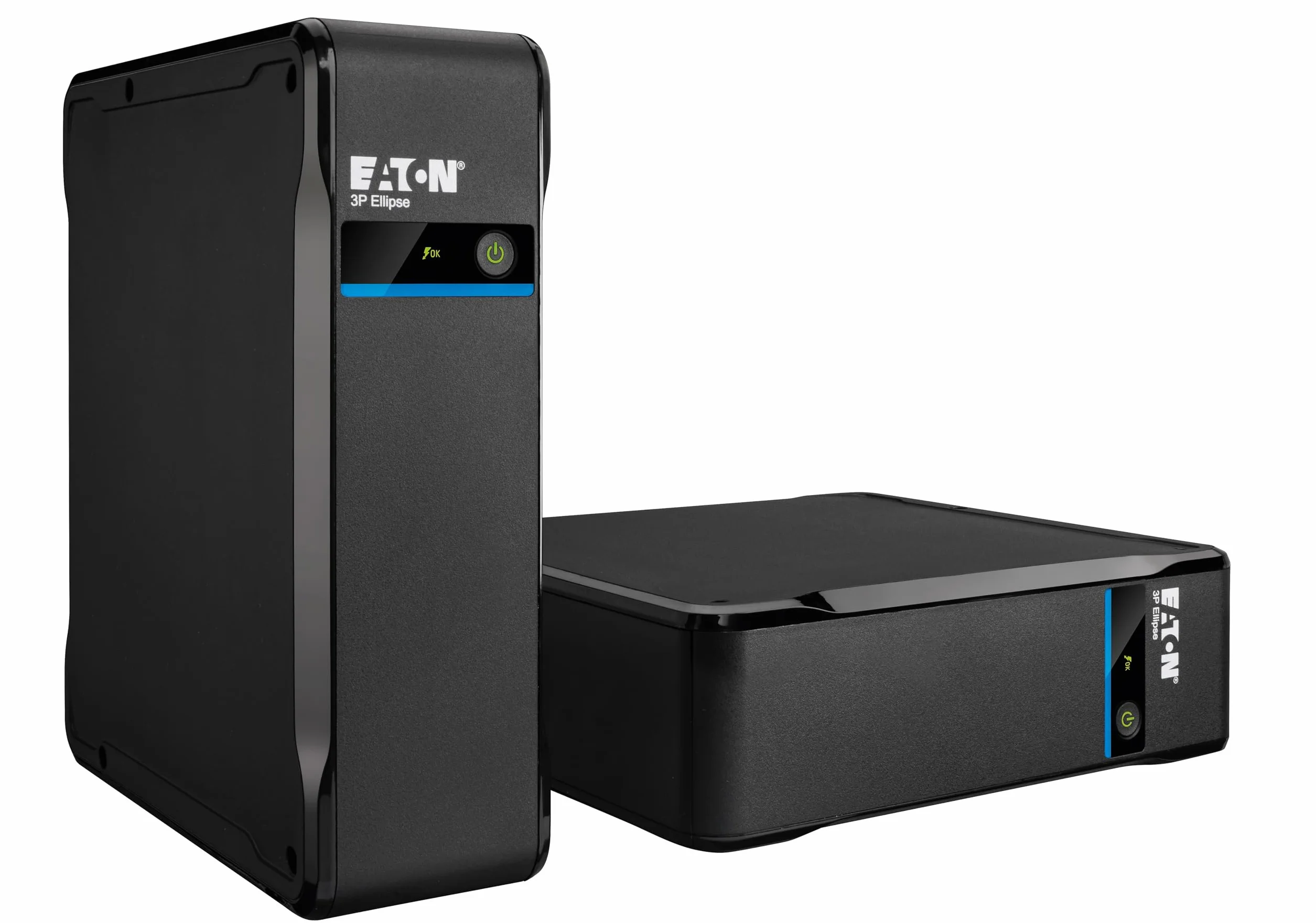 Eaton Ellipse 3P700F Onduleur 700VA 420W 4 Prises FR Protection Batterie Surtension Foudre Noir
