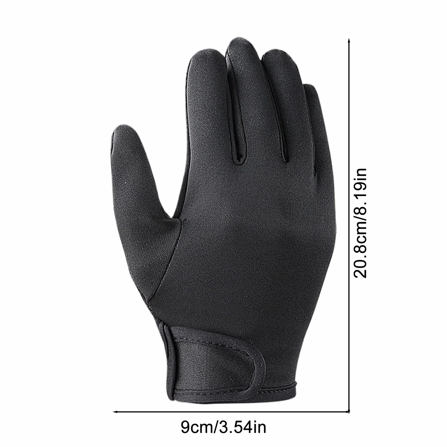 Gants Résistants à la Chaleur Professionnels 5 Doigts Anti-brûlures pour Salon de Coiffure