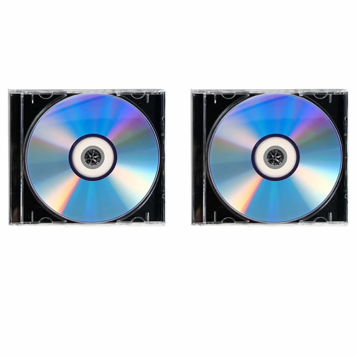 Hemobllo Sets de Disques DVD Vierges Enregistrables Haute Capacité Lot de 2 avec Boîtier Jewel Case