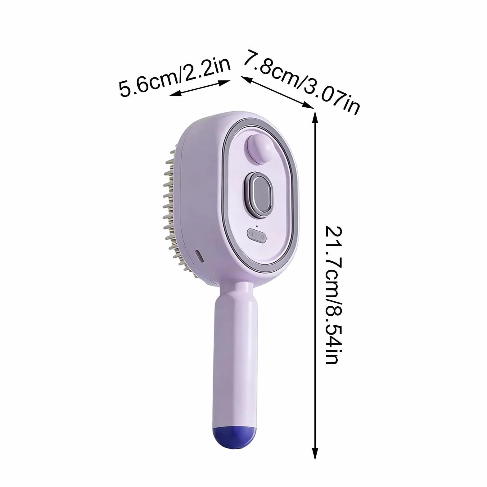 Brosse Vapeur Cheveux Peigne Lissant Nourrissant avec Spray Démêlant Lisseur Cheveux