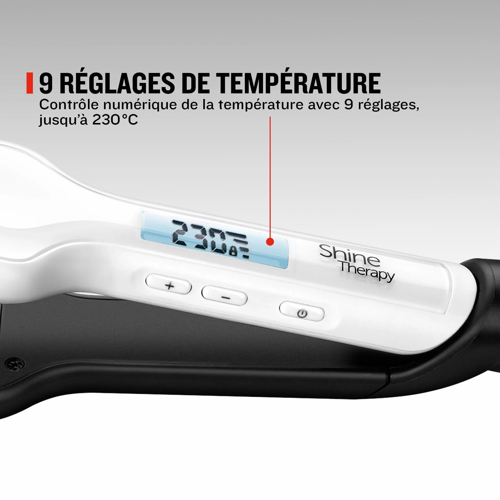 Remington Lisseur Cheveux Shine Therapy S8550 Plaques larges Céramique 150-230°C