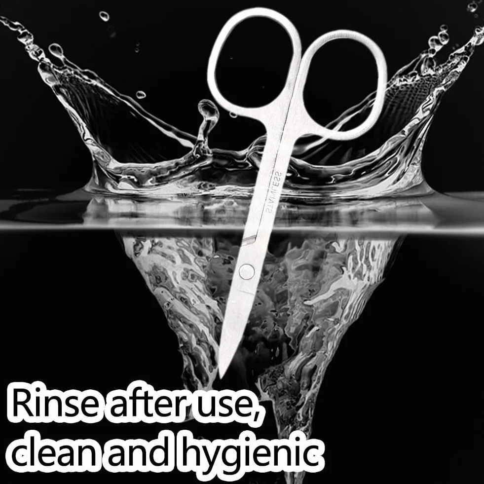 Ciseaux à Ongles Professionnels Acier Inoxydable Multifonctionnel pour Manucure