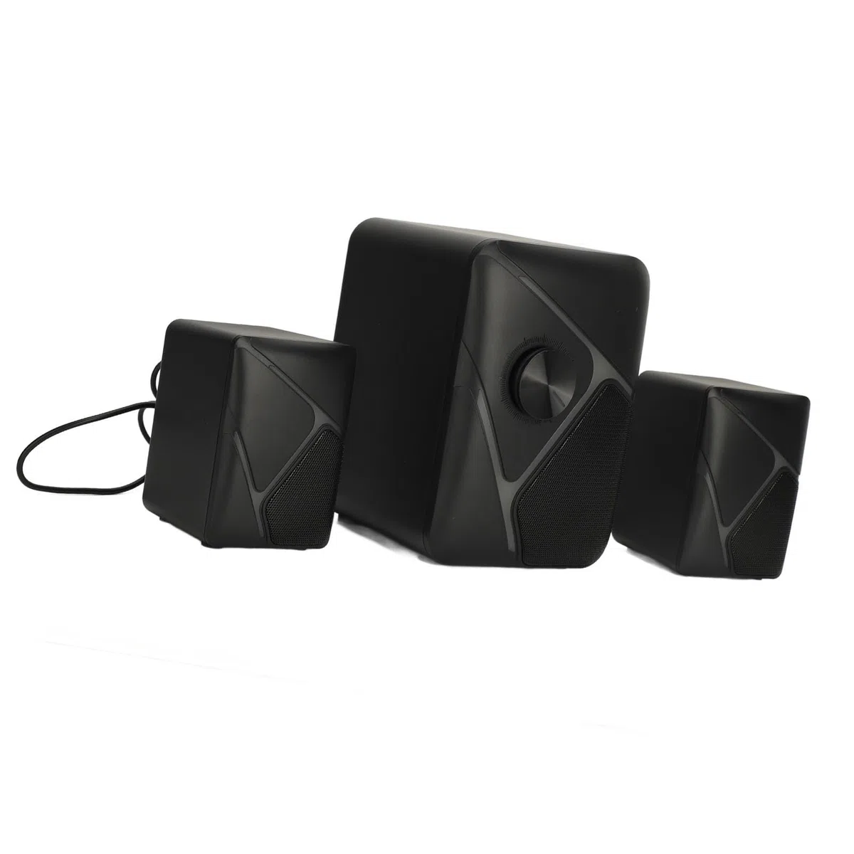 lyrlody Haut-parleurs de Bureau USB, Caisson de Basses RGB 2.1 Canaux