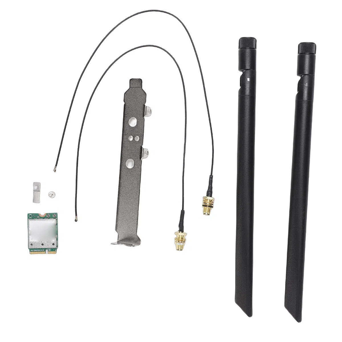 LICAEVEY Carte sans Fil WiFi 7, Réseau Tri-Bande M.2 NGFF avec Technologie MLO et Antennes 2x2, Compatible avec Wins 11, Prise en Charge 2,4/5/6 GHz pour Une Couverture Plus Large