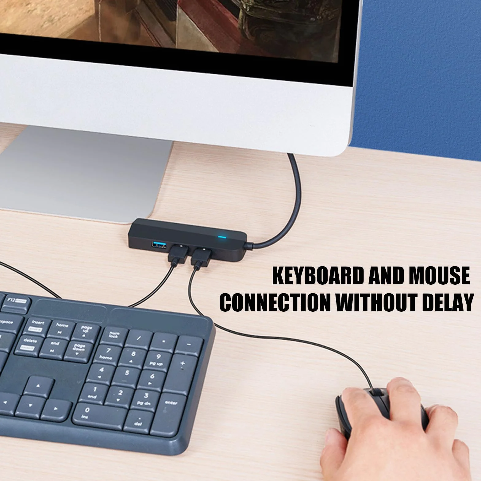 Dongle USB C avec port Ethernet et 3 emplacements USB 3.0 pour améliorer la connexion sur les ordinateurs portables Gigabit Ethernet USB C Link