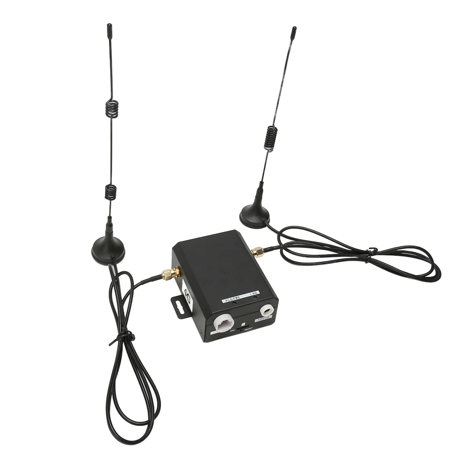 Routeur WiFi 4G Routeur WiFi Industriel Plug and Play 100-240V Prend en Charge 16 Utilisateurs 2 Antennes Externes pour l'usine (Prise UE)