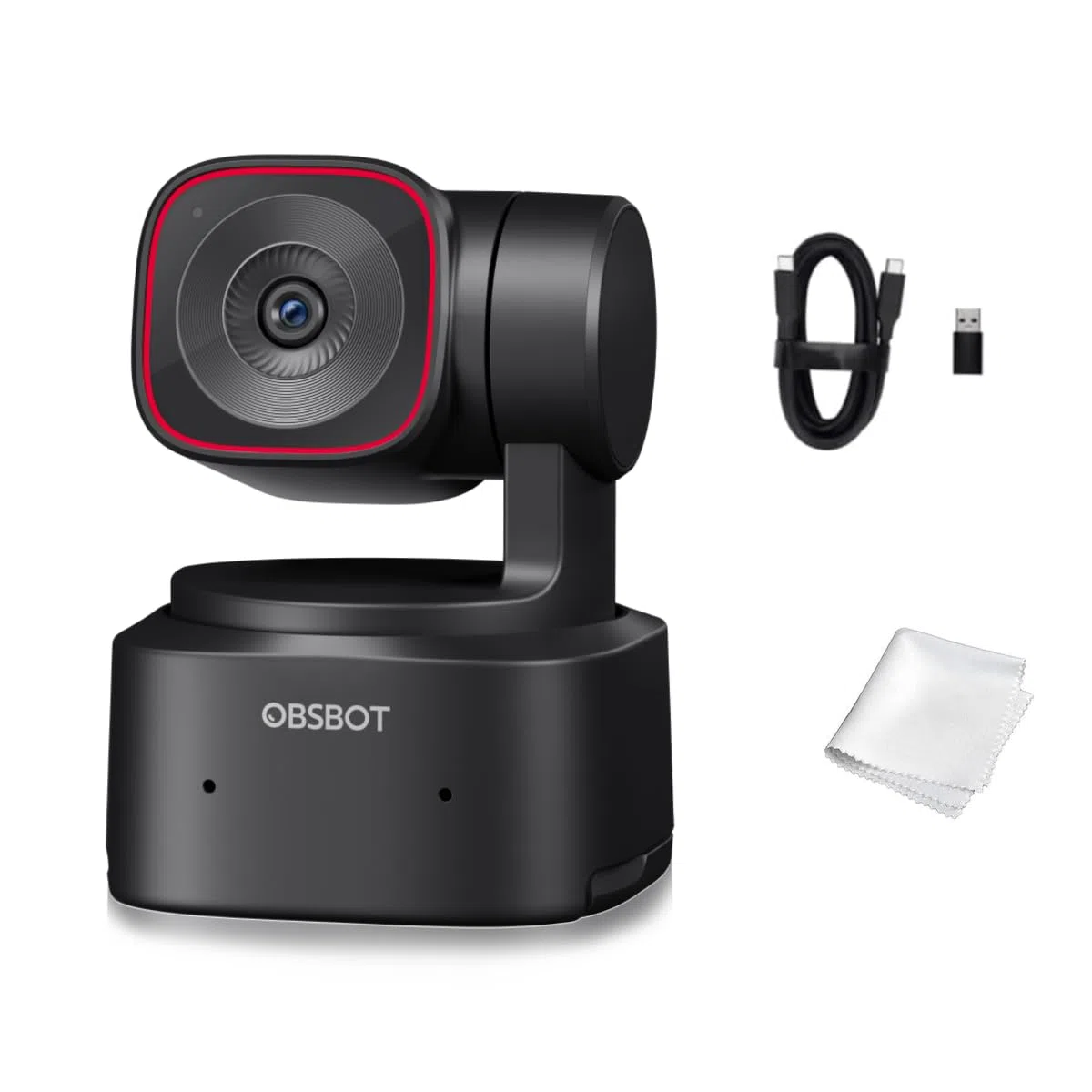 OBSBOT Tiny 2 Lite, PTZ 4K Webcam 1080P@60fps HDR, Capteur 1/2"