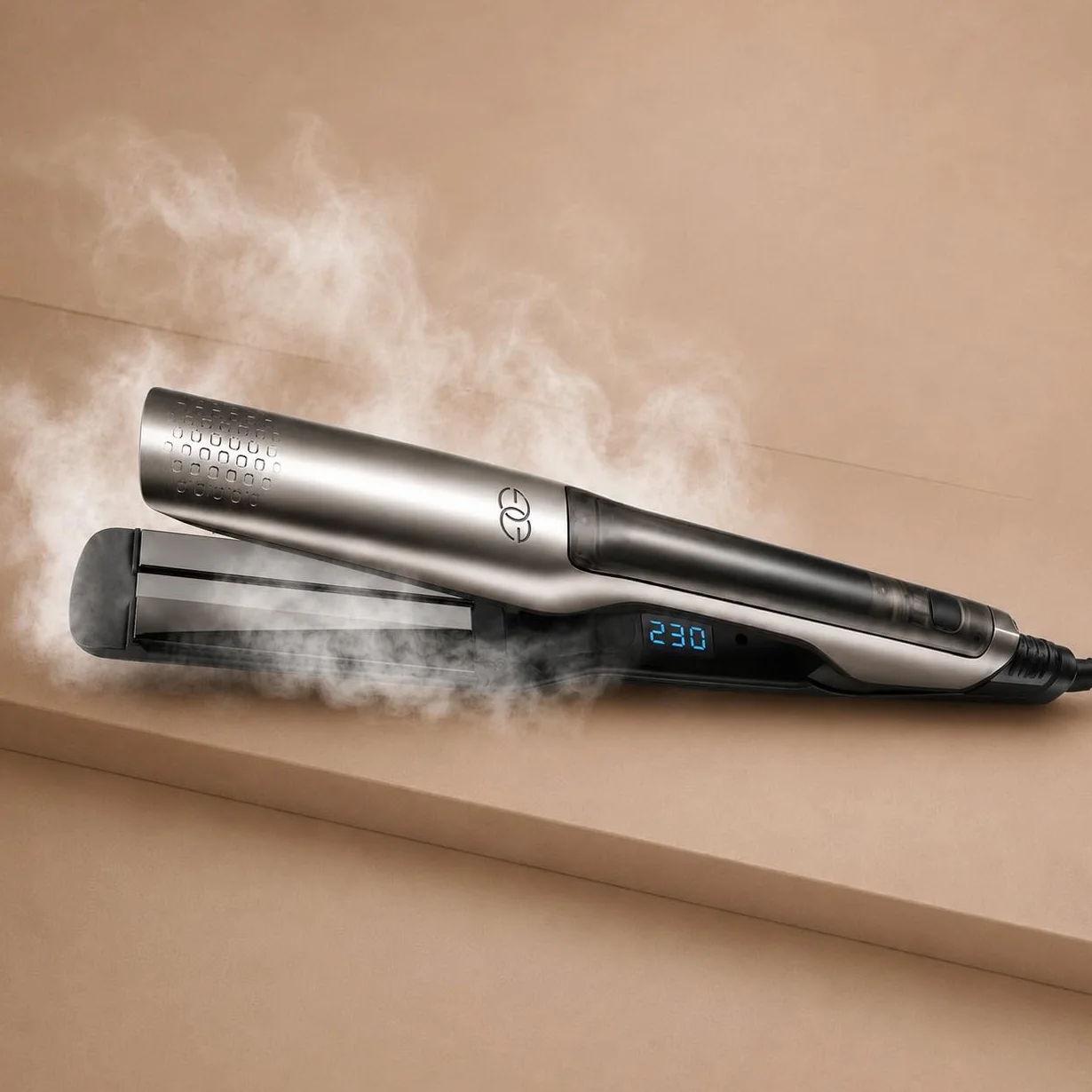 Lisseur Cheveux Steampod Pro Fer à Boucler 230ºC Céramique Ionique