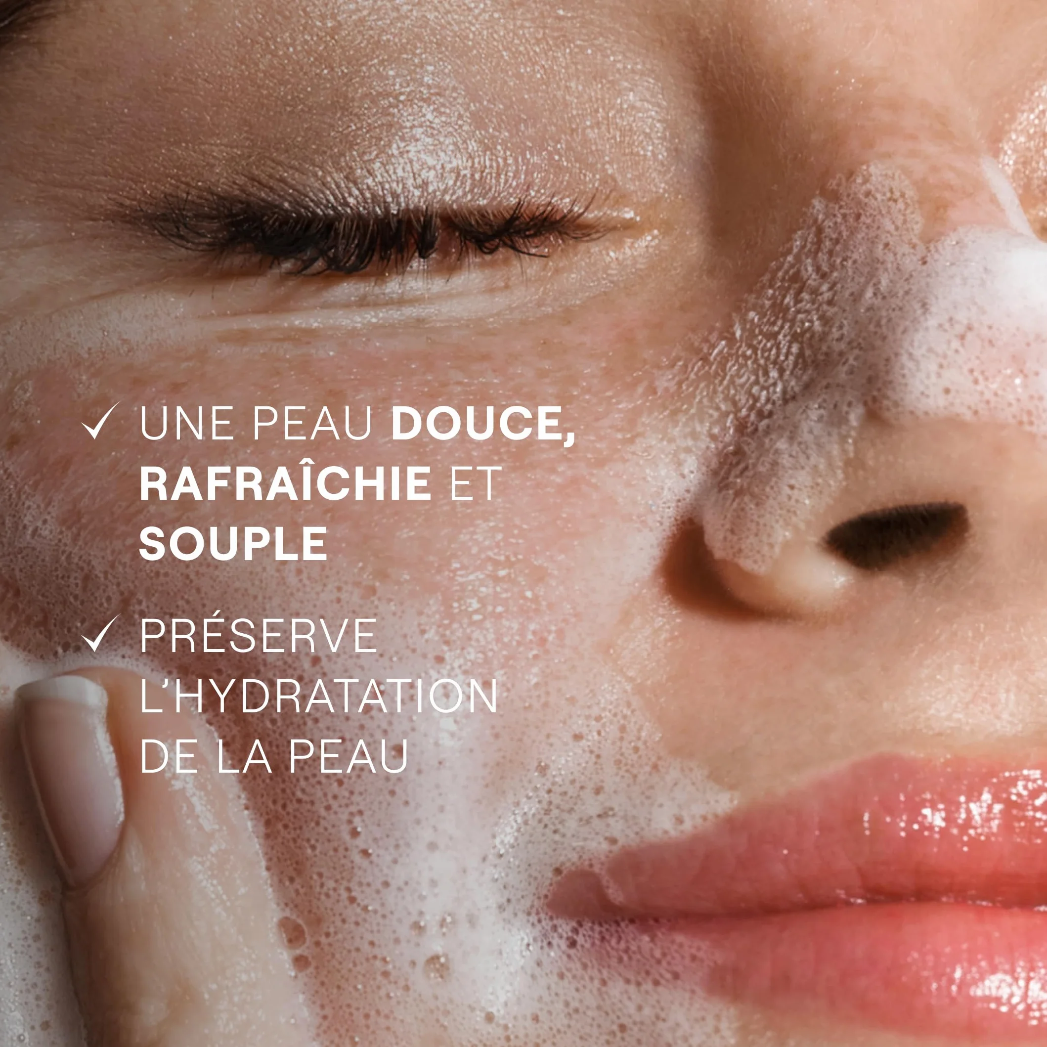 Mousse nettoyante Douceur Hamamélis WELEDA 150 ml peaux normales à mixtes vegan
