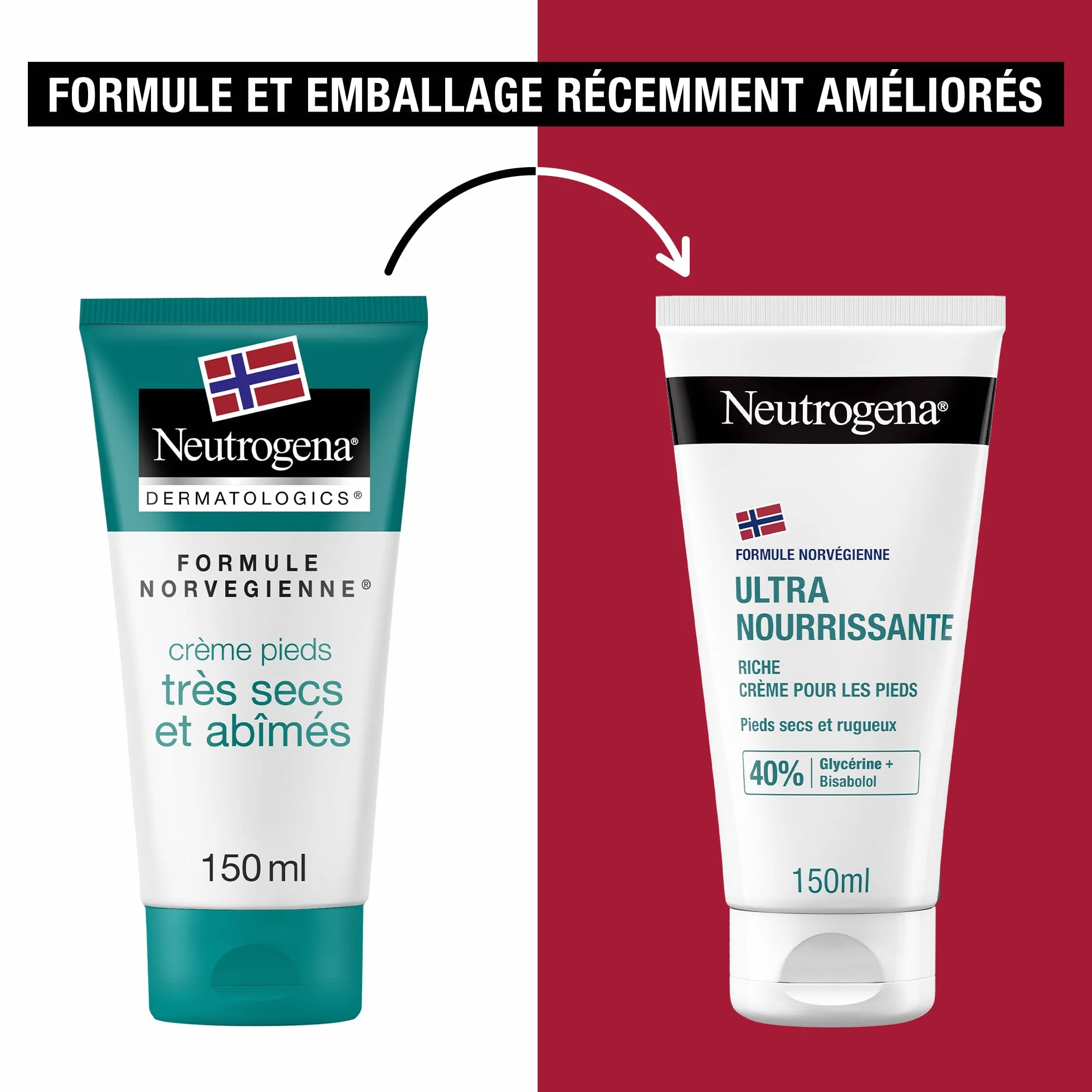 Neutrogena Crème Pieds Nutrition Intense Formule Norvégienne 150 ml