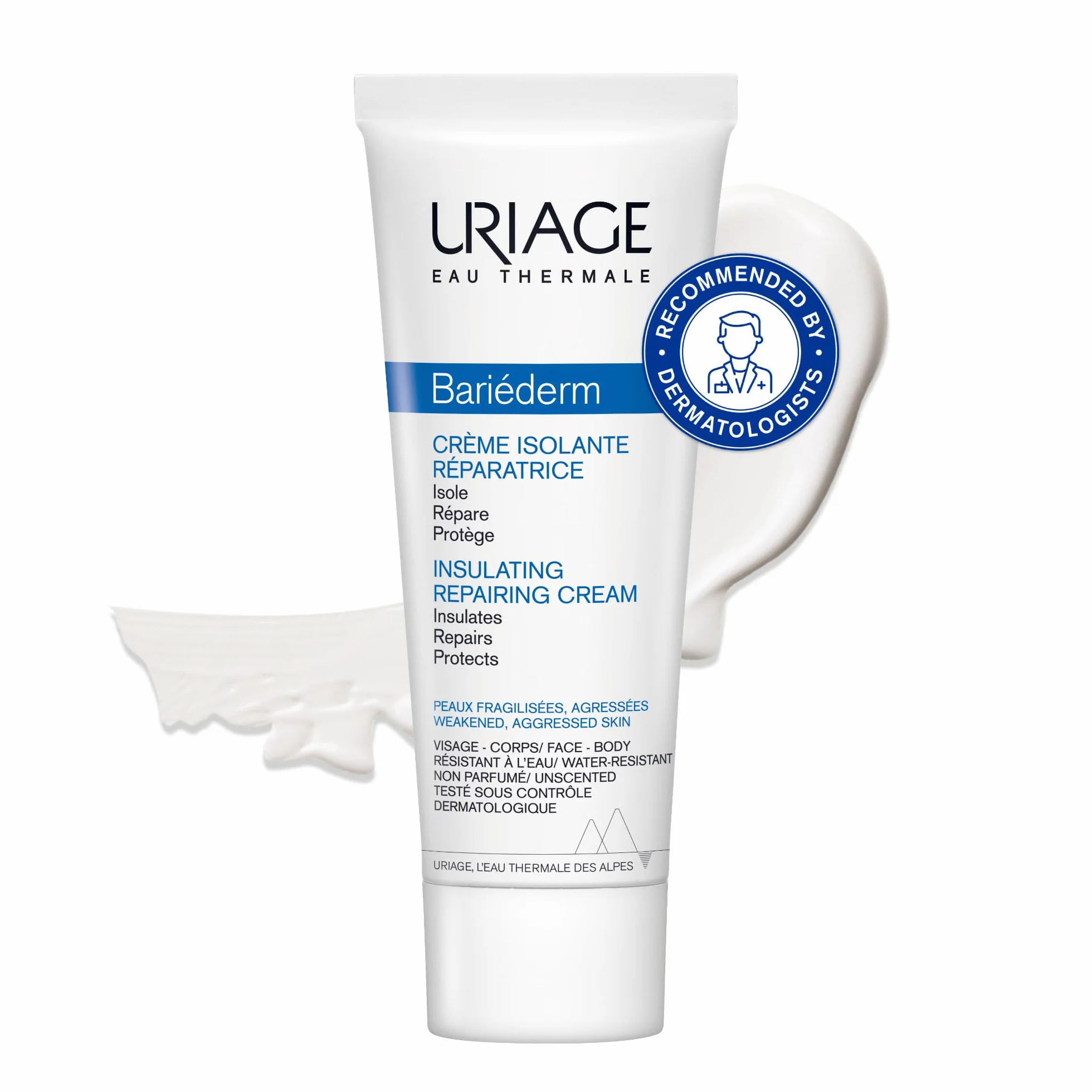 Uriage Bariederm Crème Isolante Réparatrice Peaux Fragilisées Effet Bouclier 1L