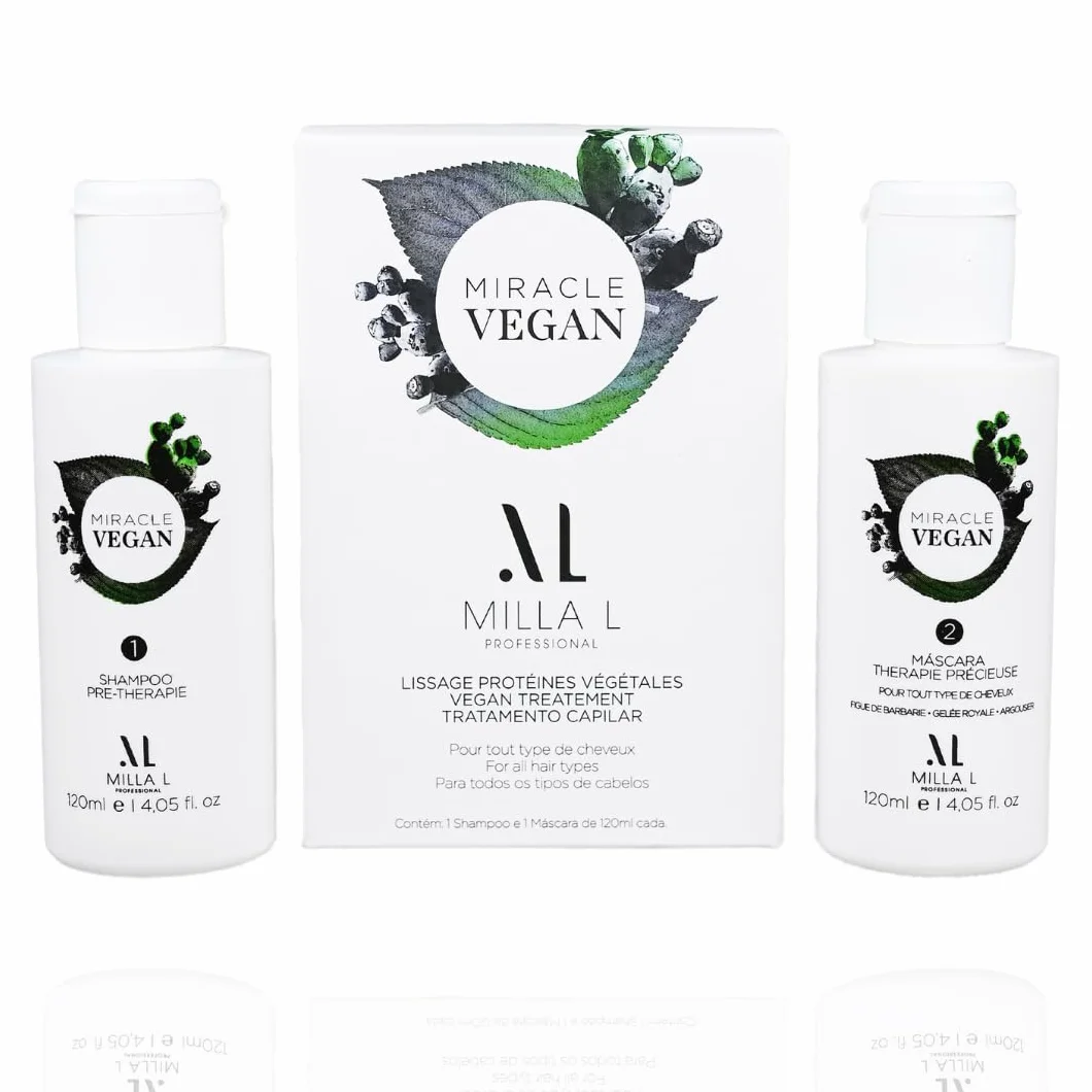 Miracle Vegan Lissage protéine sans formol sans acide glyoxylique à la figue de barbarie obliphica kératine végétale