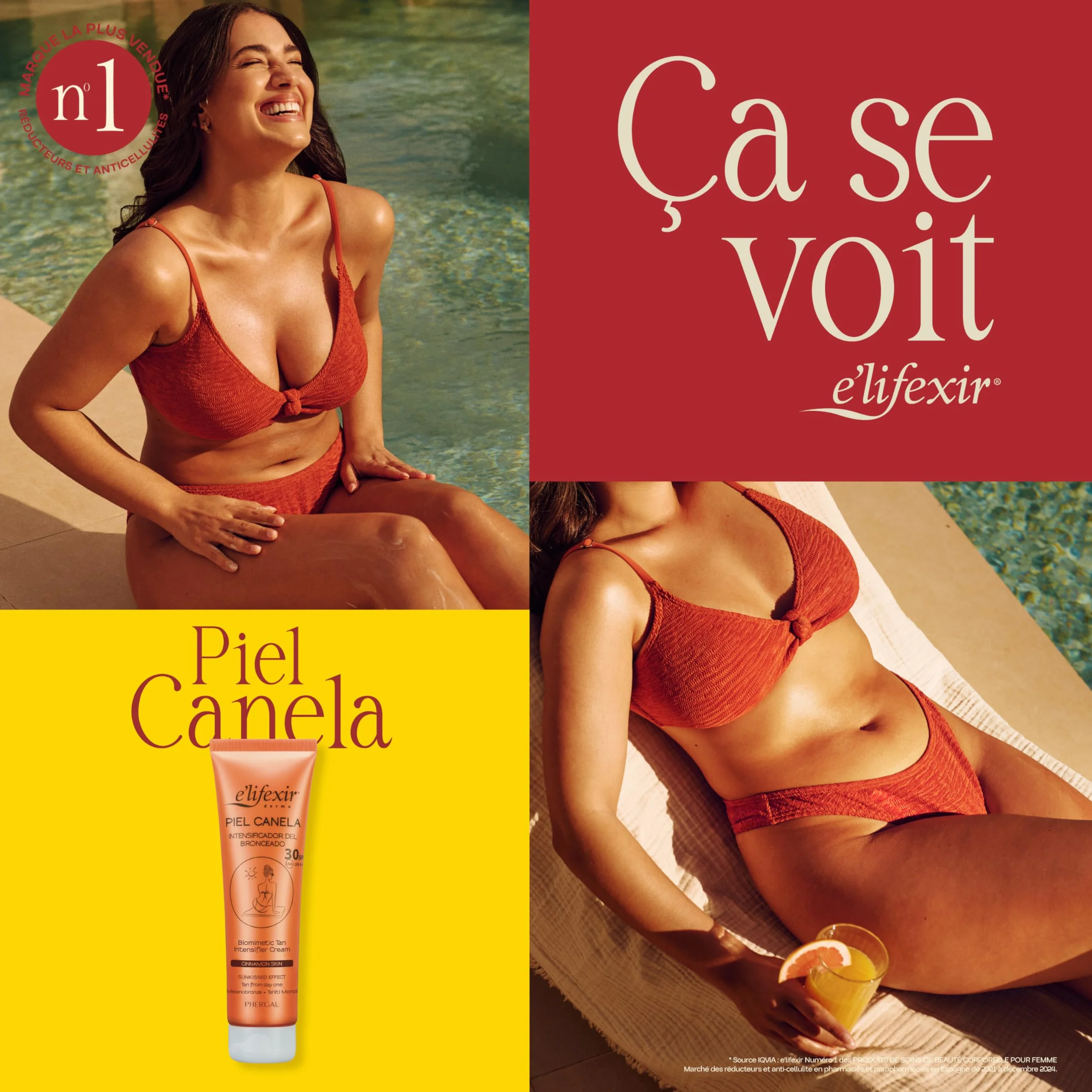 Elifexir Piel Canela Gel Accélérateur de Bronzage SPF30 Waterproof 150ml
