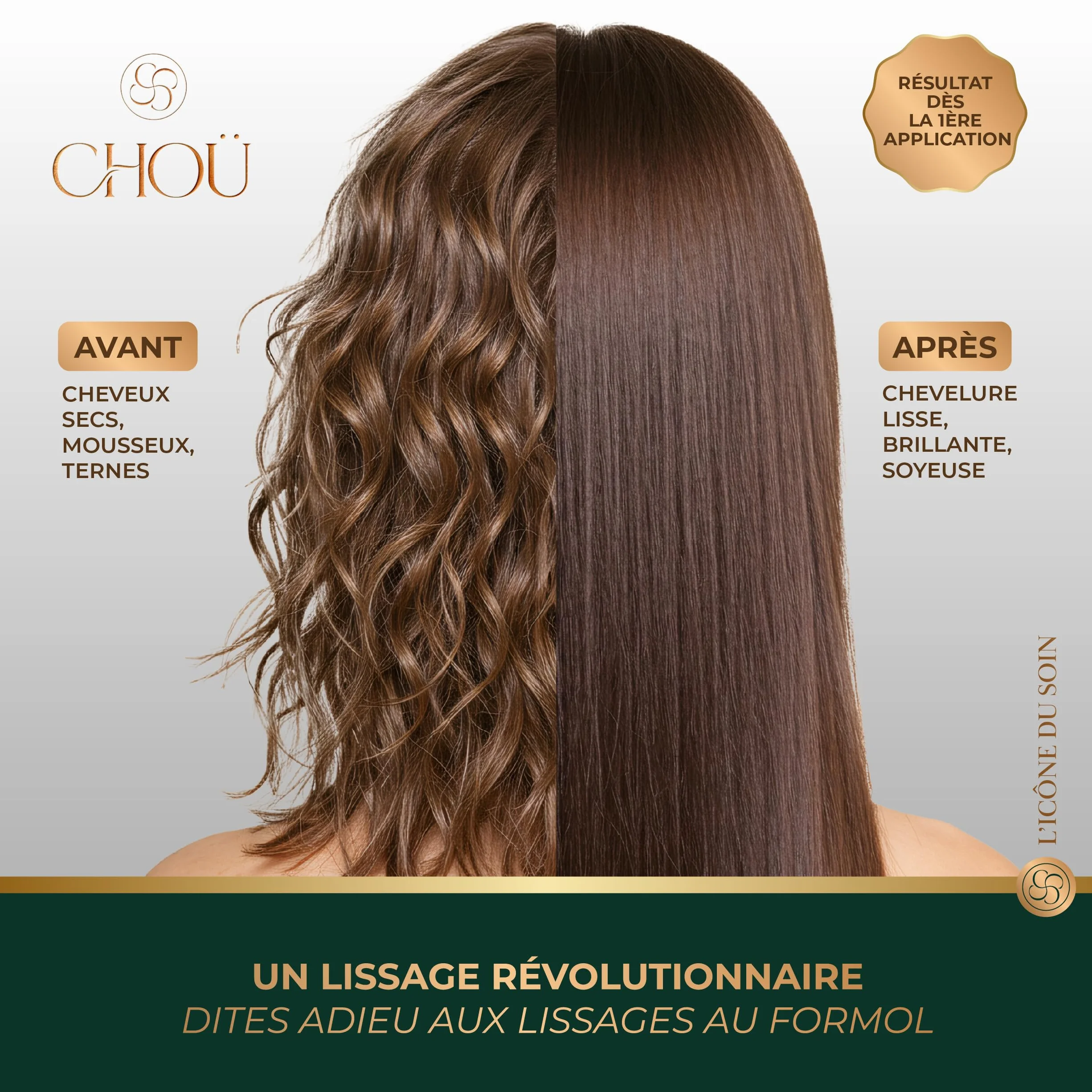 Kit professionnel lissage brésilien keratine premium 250ml sans formol 3-4 applications femmes enceintes enfants Fabriqué France