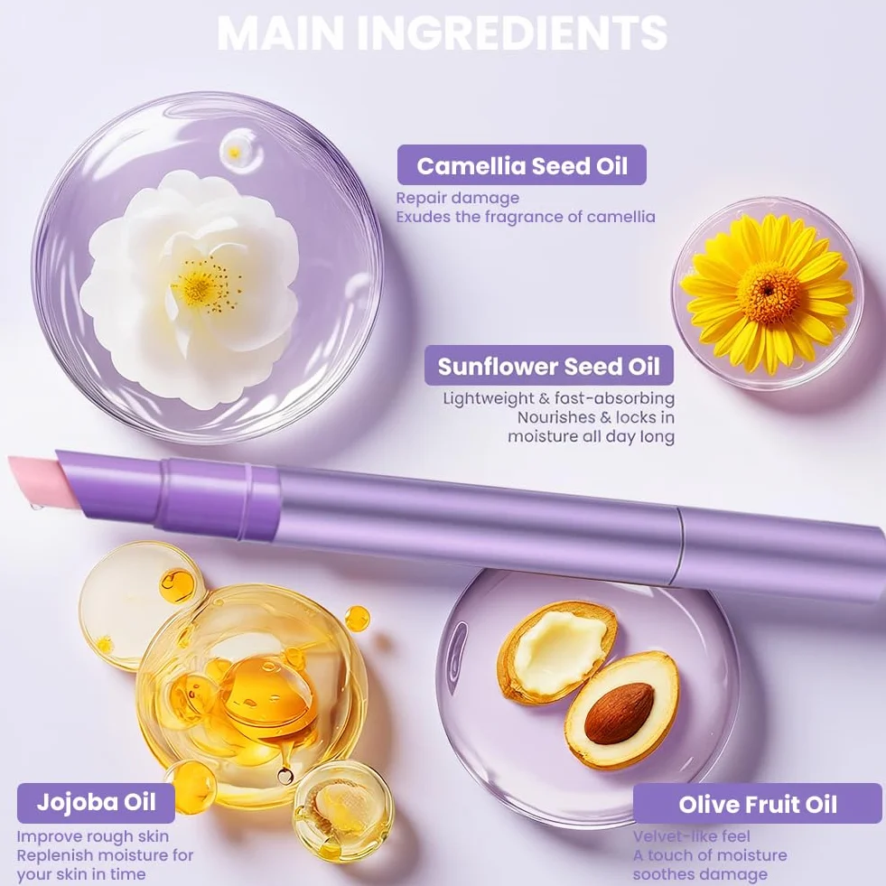 LOPHE Stylo Huile Cuticules 3 en 1, Soin des Ongles avec Pointe en Céramique, 2.5 ml