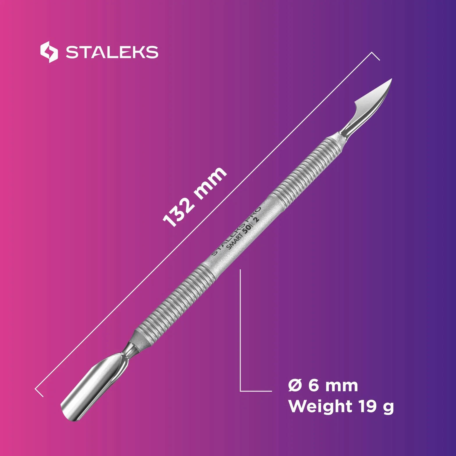 STALEKS PRO Smart 50 PS-50/2 Repousse-cuticules arrondis Type 2