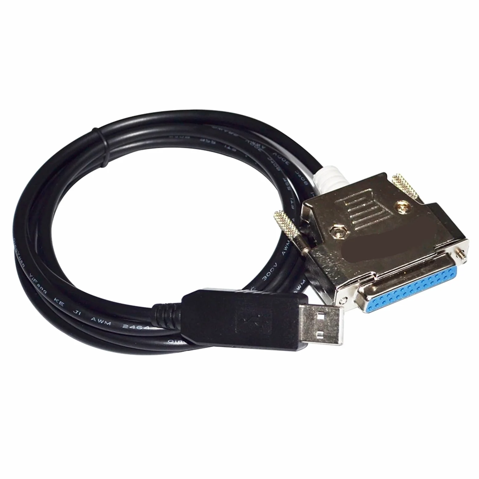 CÂBLE DE COMMUNICATION SÉRIE ADAPTATEUR INDUSTRIEL USB RS232 VERS D-SUB 25P DB25 FEMELLE/MÂLE(3 metres,USB TO DB25 MALE)