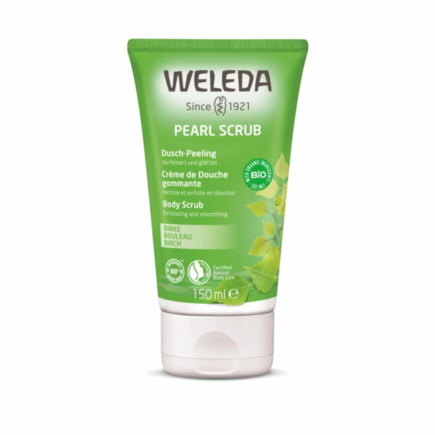 WELEDA Crème de Douche Gommante au Bouleau 150 ml