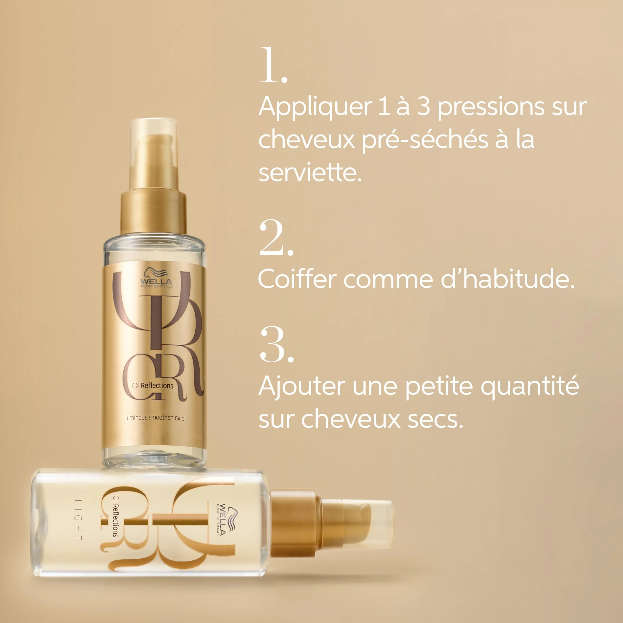Wella Professionals OIL REFLECTIONS Huile Cheveux Lissante Sublimatrice 30ml