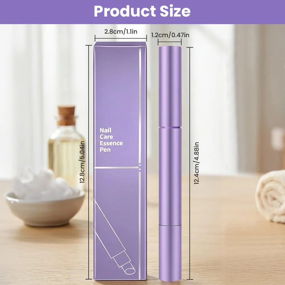 LOPHE Stylo Huile Cuticules 3 en 1, Soin des Ongles avec Pointe en Céramique, 2.5 ml