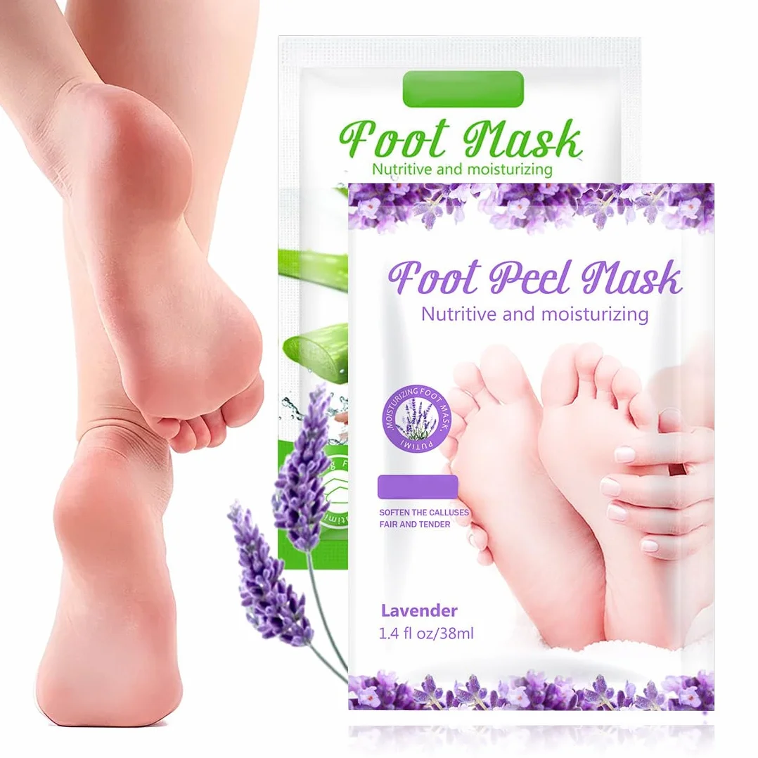Masque peeling pieds exfoliant, 2 paires, Callus peeling