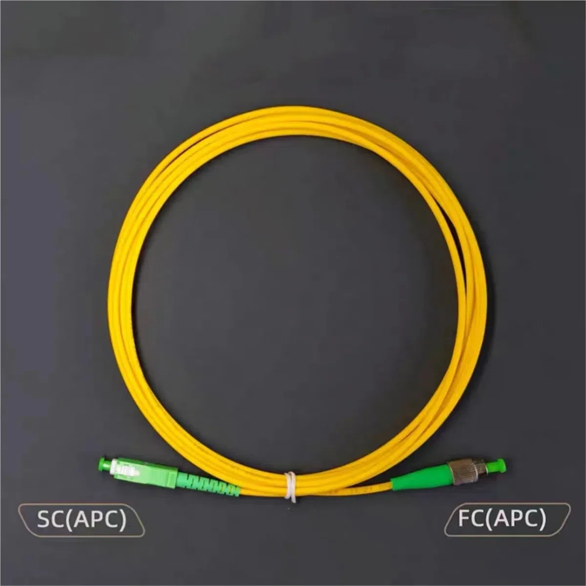 FCAPC-SCAPC cavalier de fibre optique 1-100m cordon de raccordement Simplex monomode 1m 2m 3m 5m 10m 20m 30m câble d'extension FTTH p-fibre optique(FCAPC-SCAPC 40m)