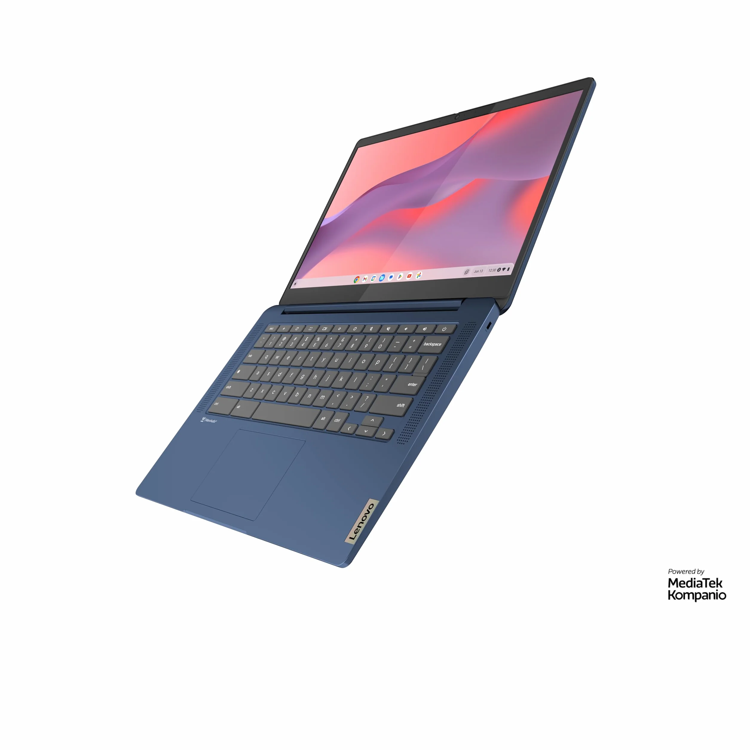 Lenovo IdeaPad Slim 3 Chromebook 14M868 Ordinateur Portable 14'' FHD MediaTek Kompanio 520 RAM 4Go SSD 64Go Clavier AZERTY Français Bleu