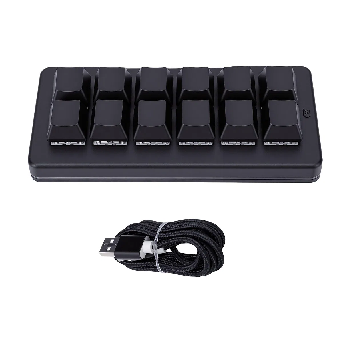 Annadue Clavier Filaire Macro Programmable 12 Touches personnalisé avec