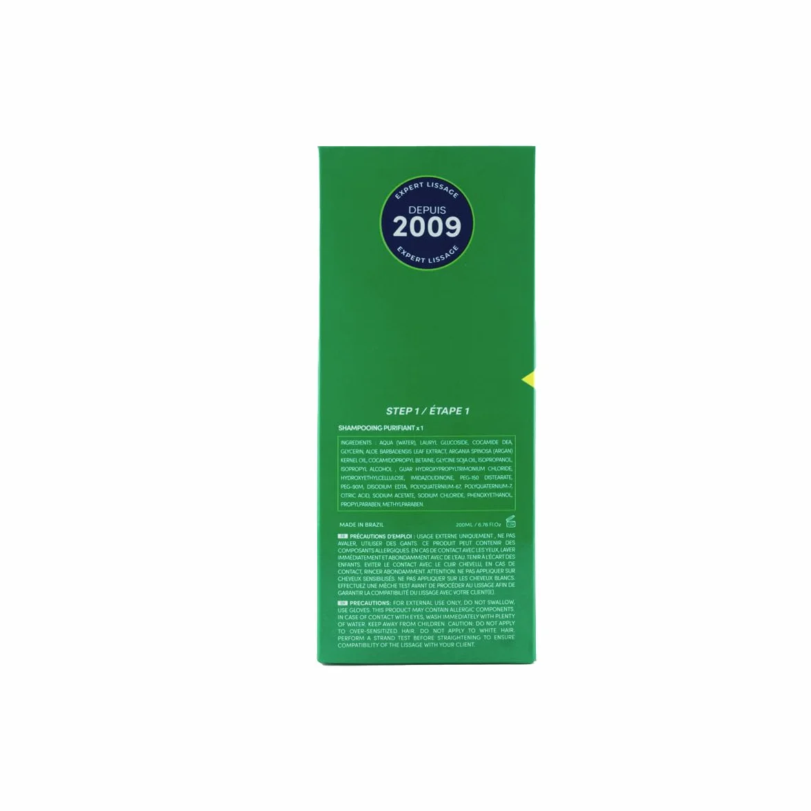 MYRIAM K PARIS Kit de Lissage Brésilien 2x200ml Soin Lissant à la Kératine Anti-Frisottis Brillance Intense