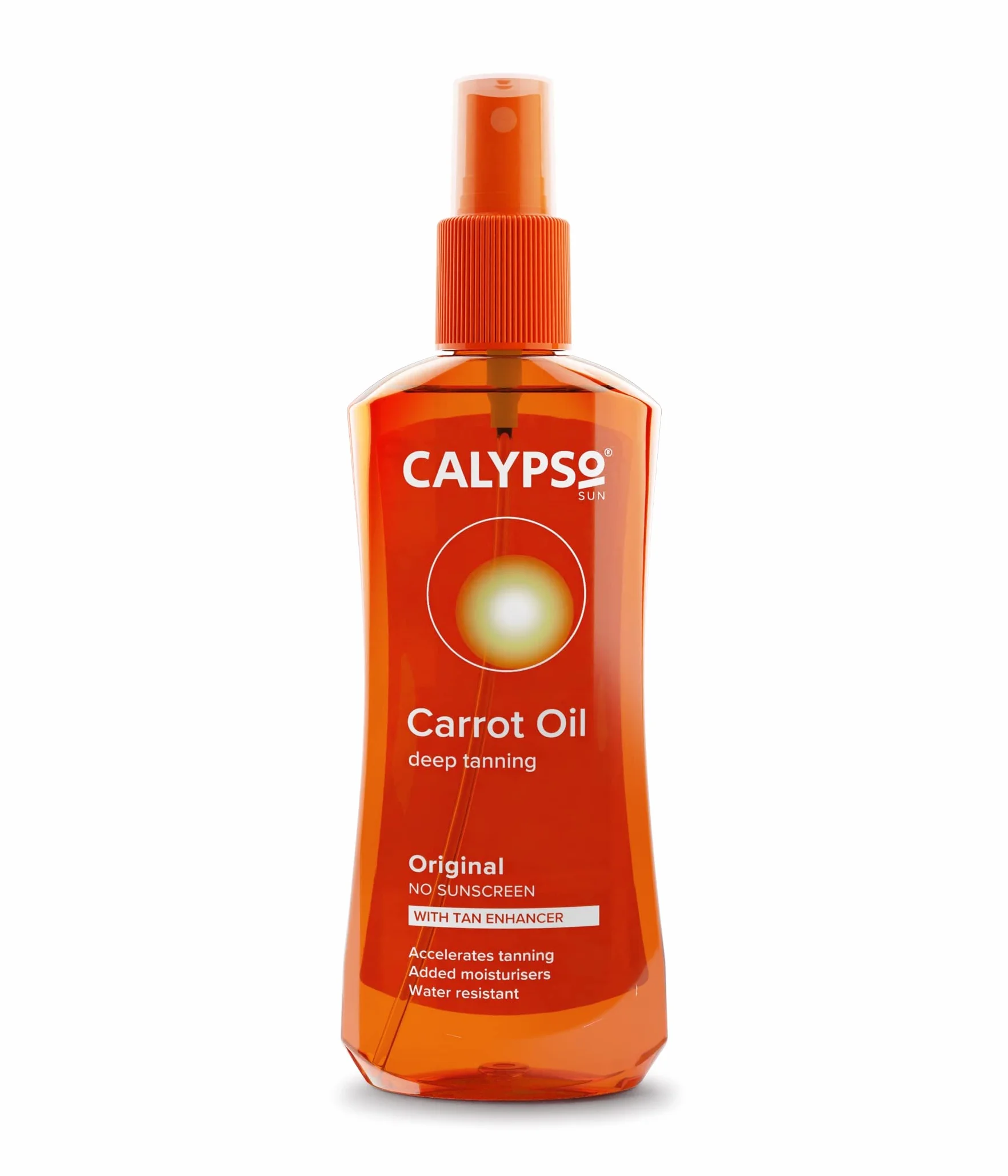 Calypso Huile de carotte originale Sans SPF Accélère le bronzage 200 ml