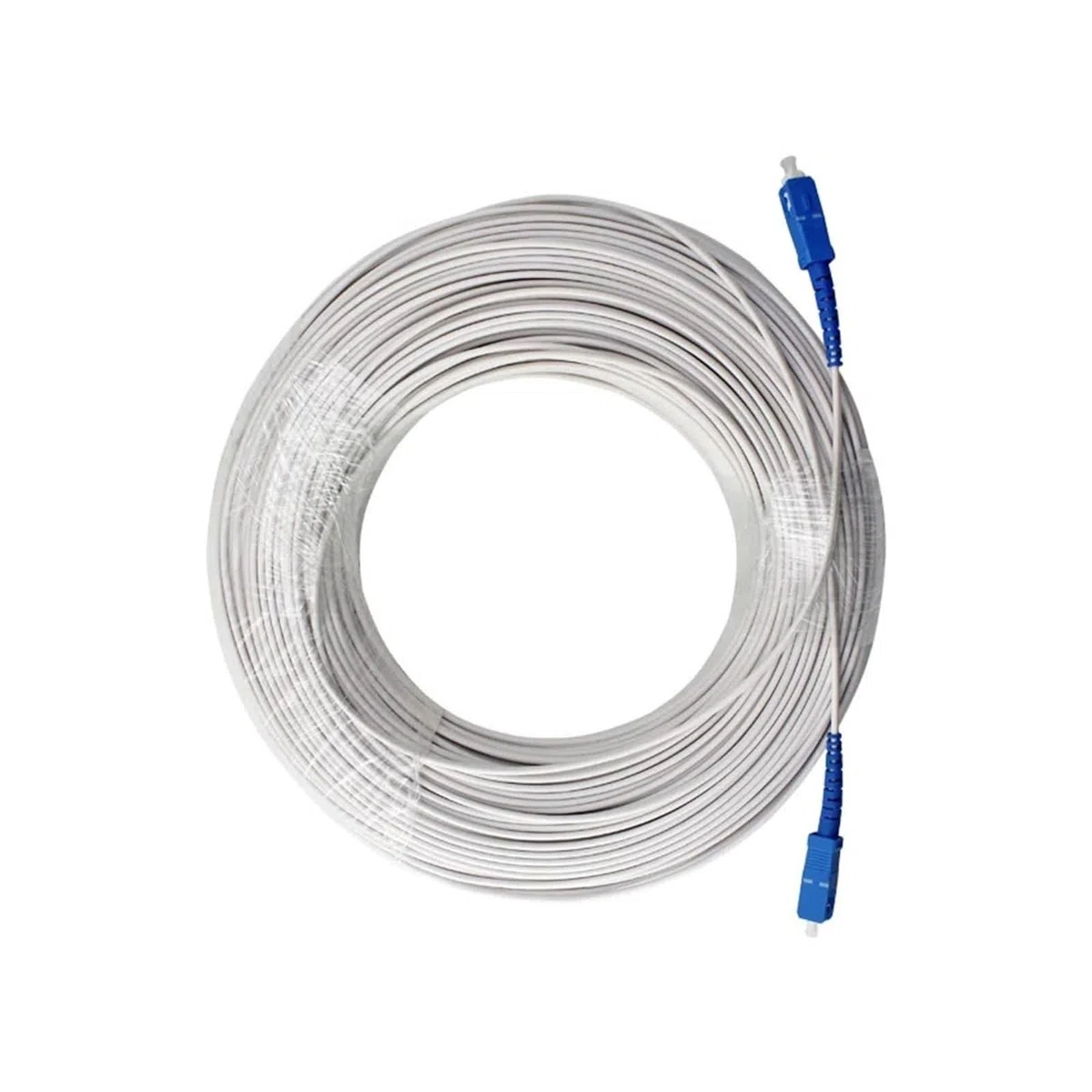 Câble de dérivation intérieur monomode 400 m/450 m, SC UPC/LC UPC, Cavalier simplex, 1 Noyau avec 2 Fils en Acier(Black,SC UPC 450m)