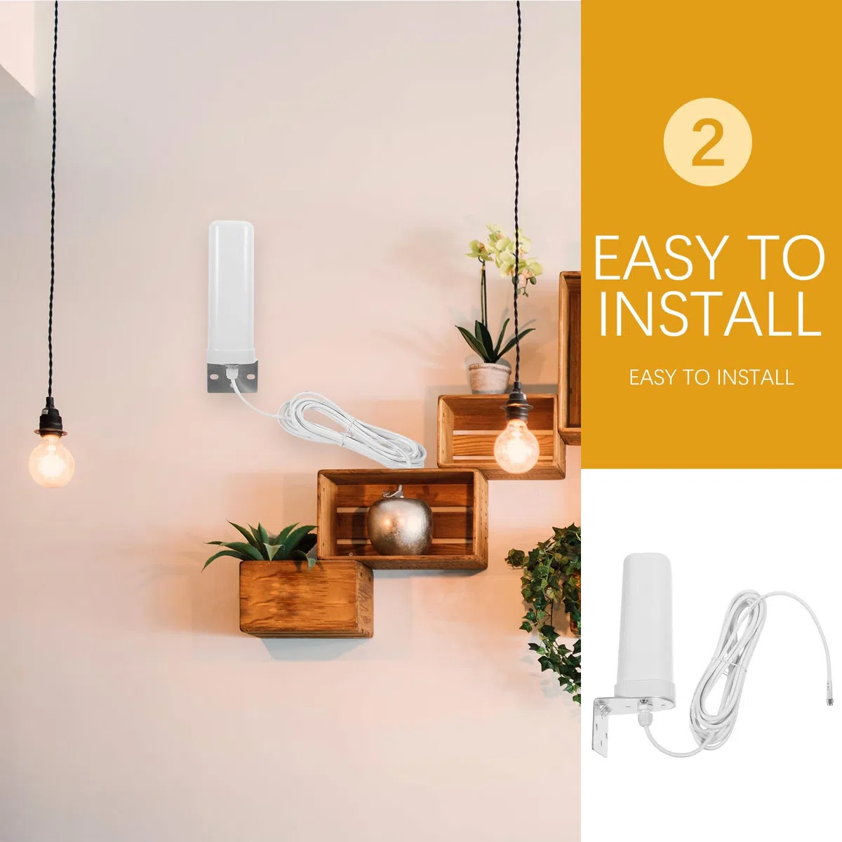 Antenne Plastique Extérieur Métal en pour Usage et Intérieur Omnidirectionnelle 3g 4g à Gain Élevé 16-18dbi Support Pleine 698-2700mhz Extérieure