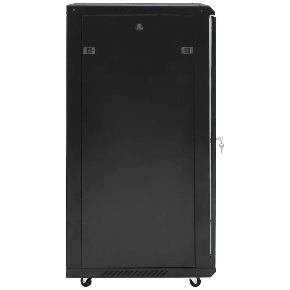 Armoire Rack Serveur, Armoire Réseau Coffret de réseau 22U 19" IP20 Noir 60x60x120 cm