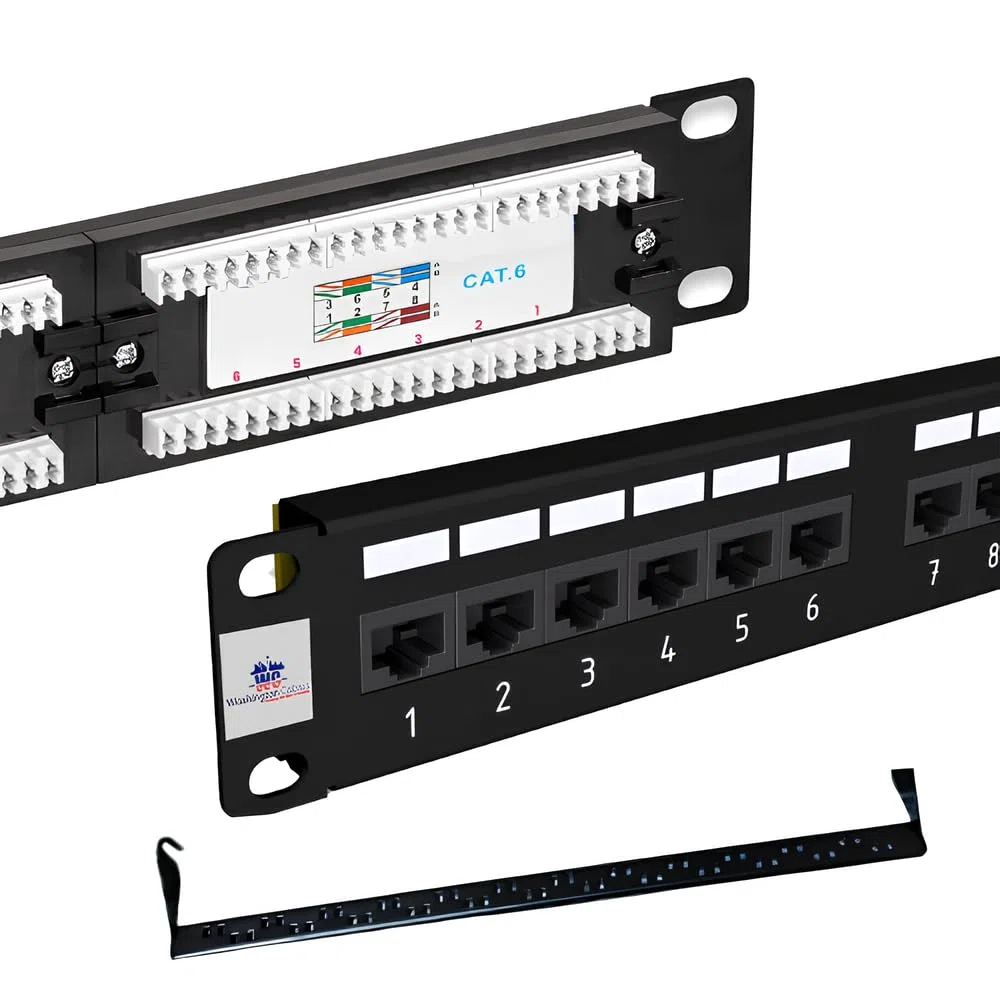 Le panneau de brassage Cat6 à 24 ports offre une assurance certifiée UL pour une gestion efficace et une performance fiable avec notre panneau de brassage Ethernet à 24 ports