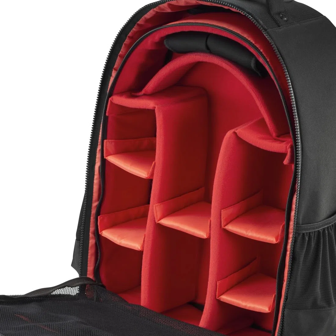 Hama Valise à roulettes pour appareil photo - Idéal comme bagage à main ou pour appareil photo - Rembourré - Housse de pluie - Compartiment amovible pour appareil photo - Compartiment en néoprène -