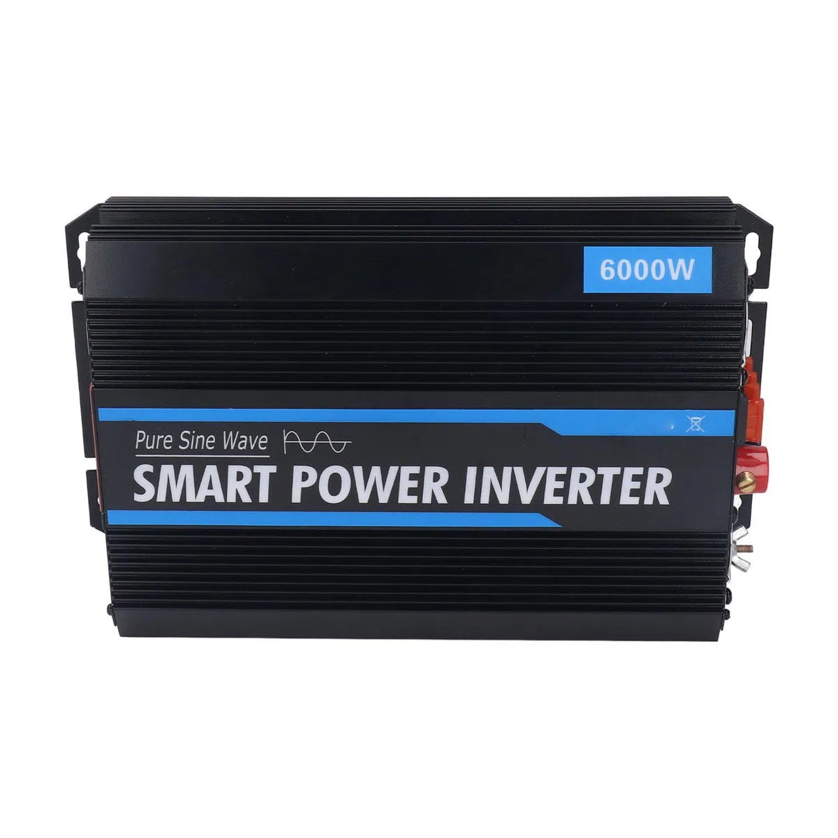 Onduleur à Onde Sinusoïdale Pure, 6000W 12000W Pure Sine Wave Inverter Protection contre les Surcharges Ventilateur de Refroidissement avec Affichage LED pour Consoles de Jeux