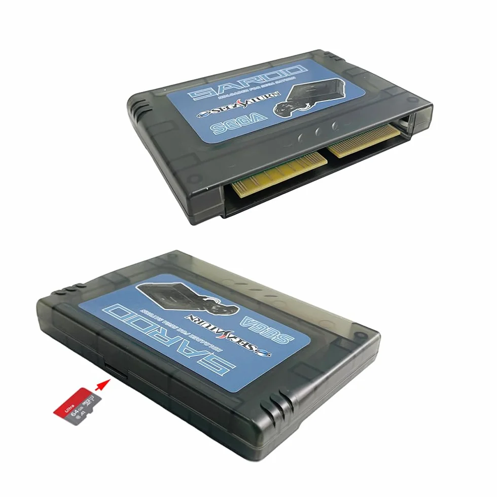 SAROO SS HD Loader Carte SD TF rapide pour Saturn jeux sans CD 128 Go
