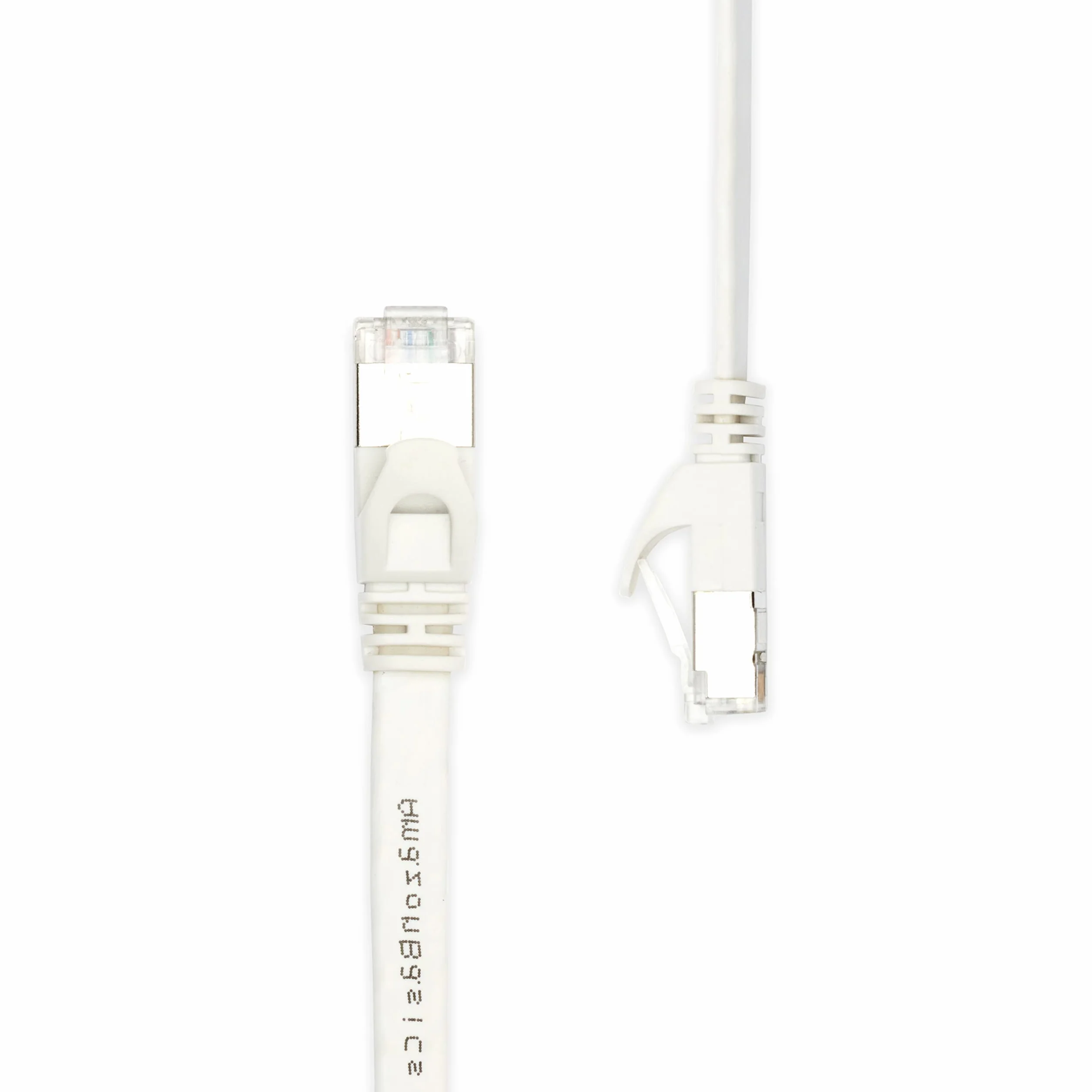 Amazon Basics Câble réseau Ethernet Gigabit Plat Cat-7 RJ45 30.5 m Blanc